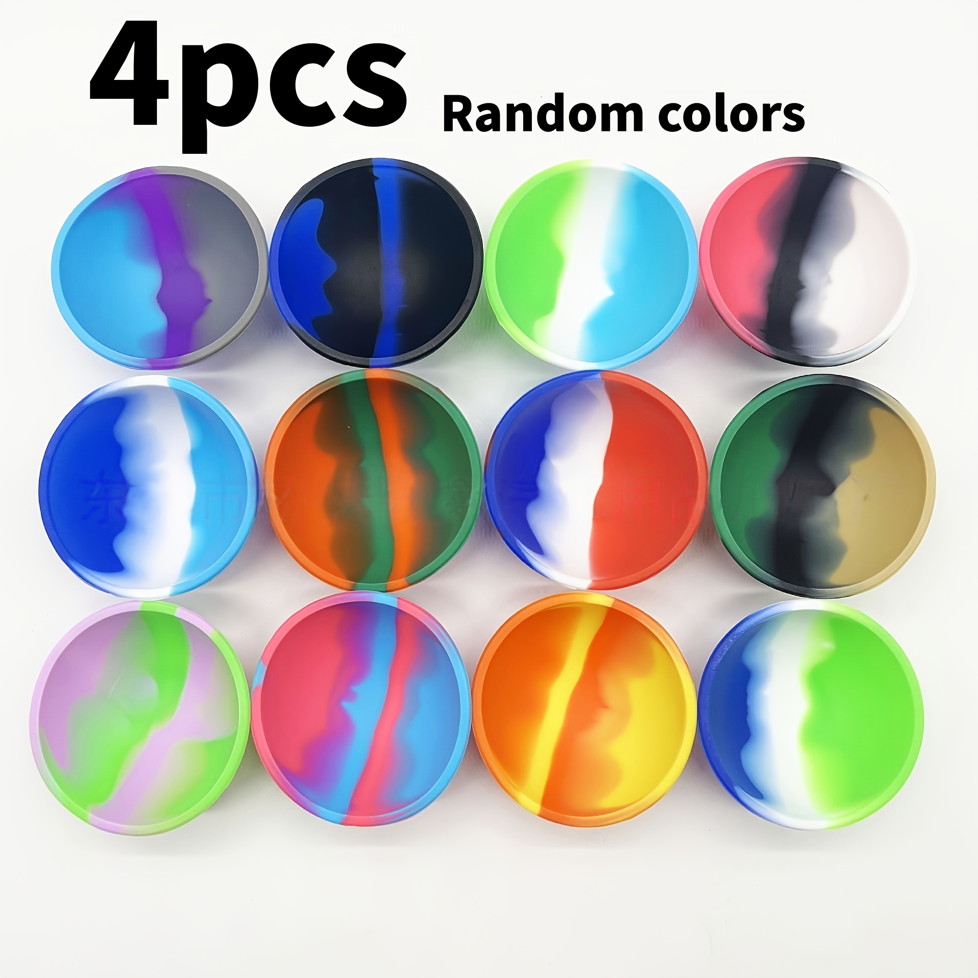 Image of 4pcs Silicone Mini Bowl, Silicone Bowl, Color-mixing Bowl, Mask Bowl, Durable And Easy To Clean, Portable Design, Suitable For Home, Office And Travel (no Power Required).random Colors