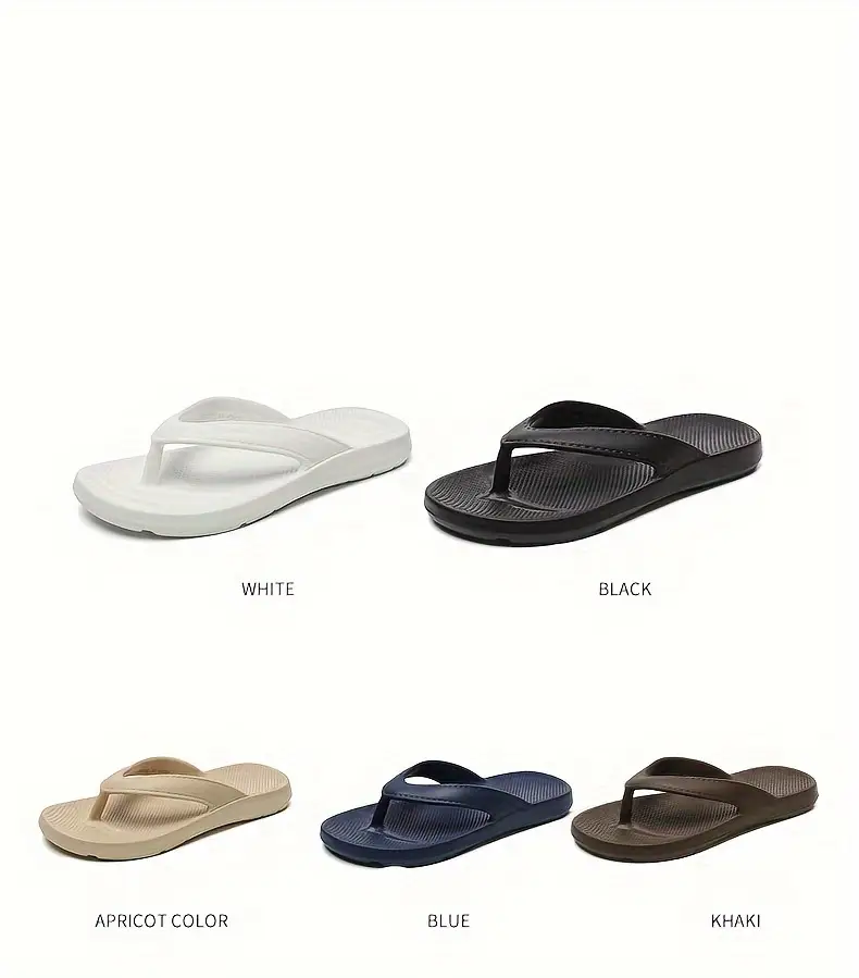 womens elegant arch support flip flops slip on sandals with eva soft cushioned summer beach slippers in white casual footwear slipon footwear durable traction footwear Product details 1