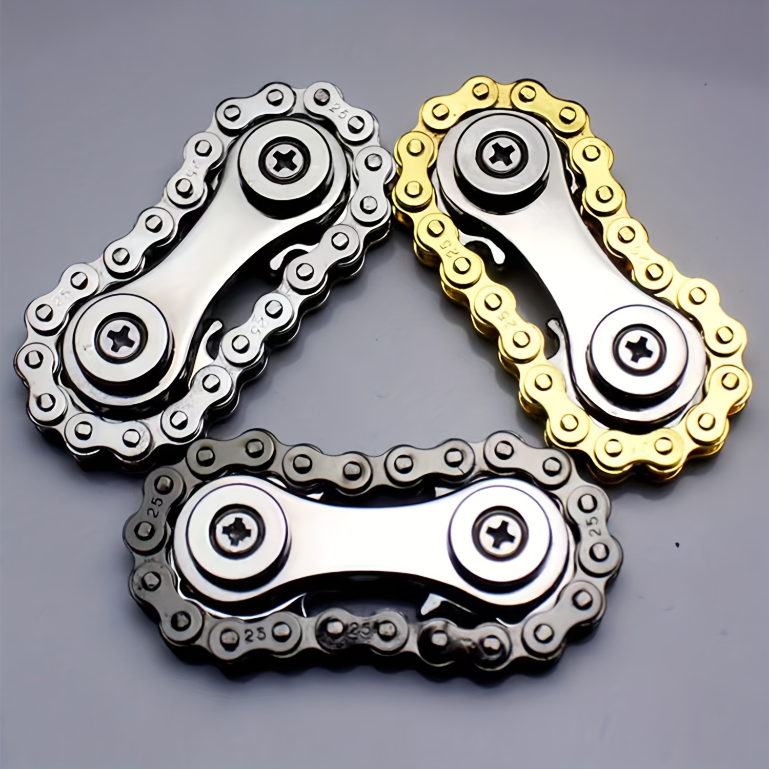 

Flywheel Fidget Spinner Antistress Anxiety Metal Bike Chains Edc Spinner Fidget Adult