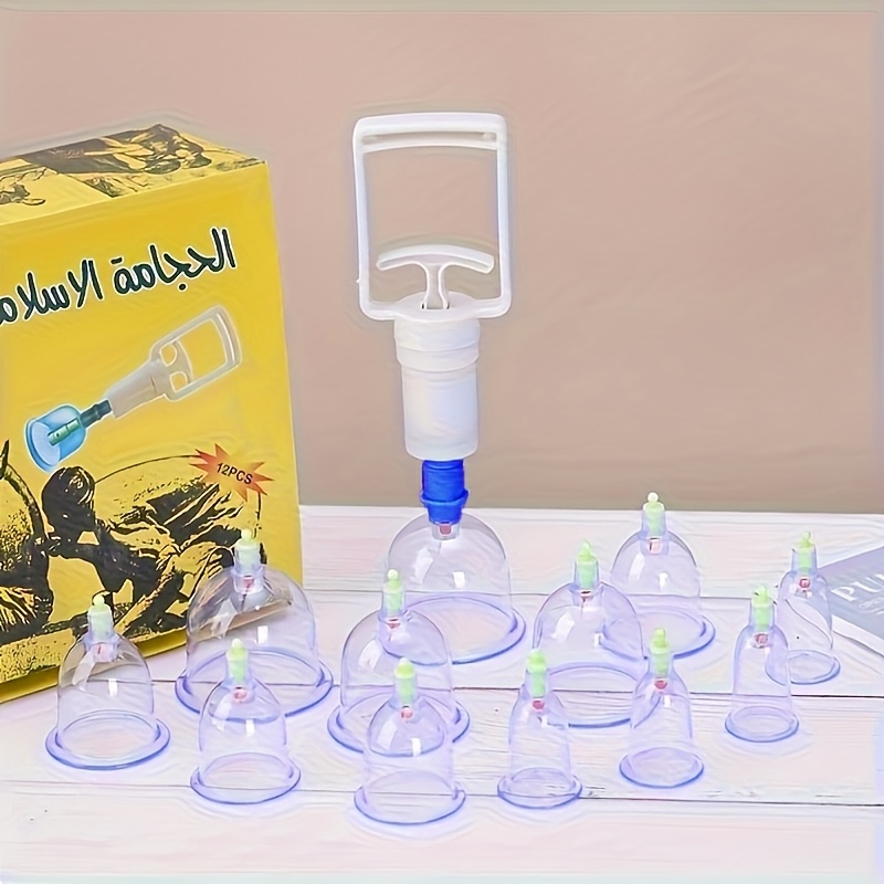13pcs Home Portable Vacuum Cupping Set Extraction, High Quality Thickened Pumping Cupper, Body Massage Suction Cup Set/fashion Gift