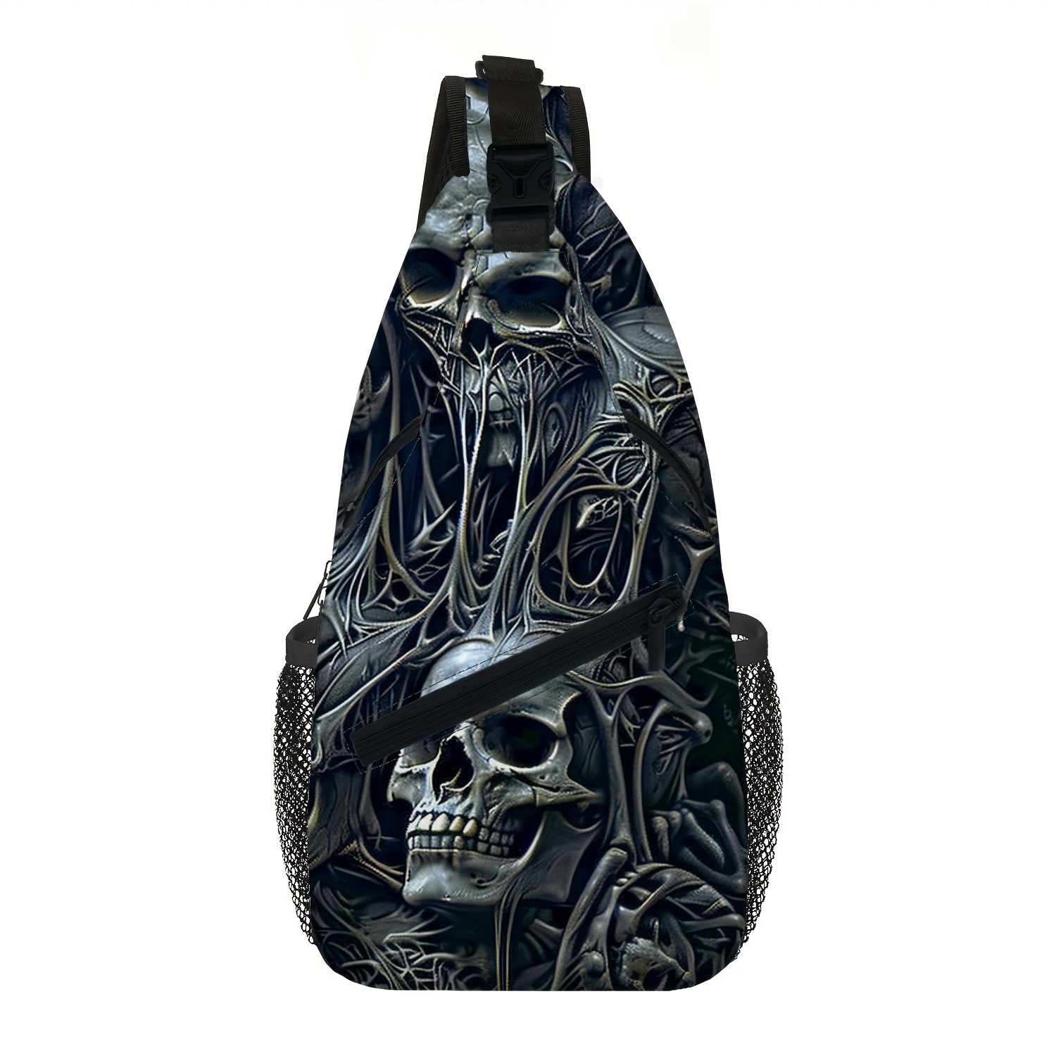 TEMU Skull Men Bag - Bag Shoulder Bag Cycling Walking Length Sling Bag Men Bag Bag