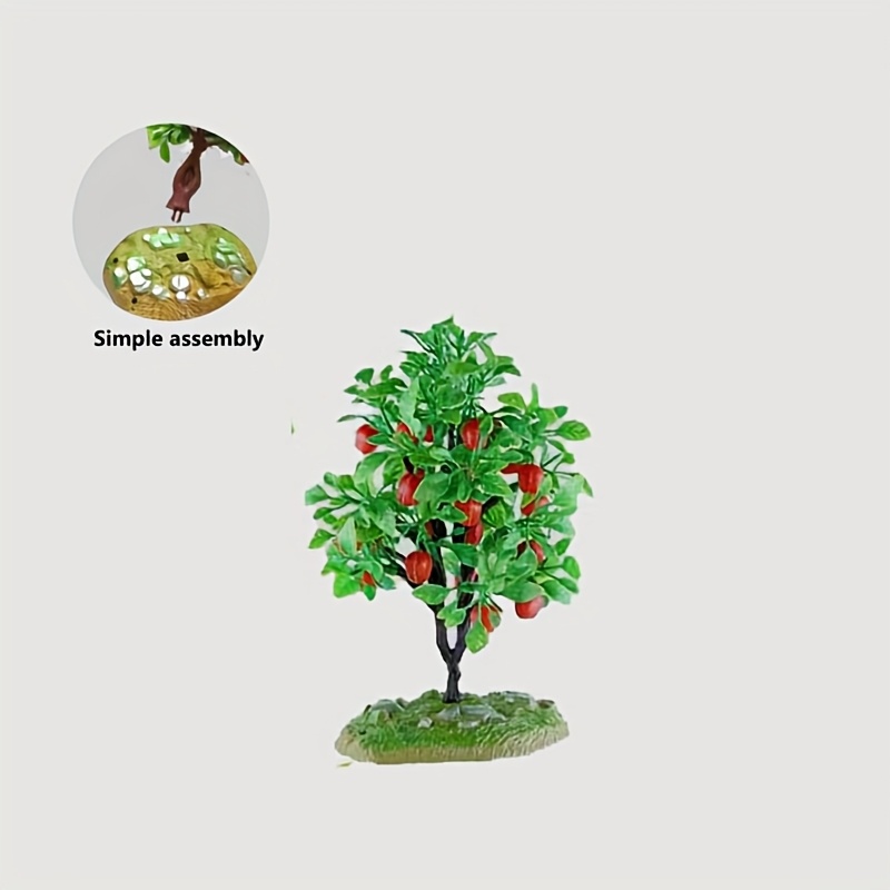 Miniature Simulation Tree Decorative Model, Sand Table Garden Scenery Ornament