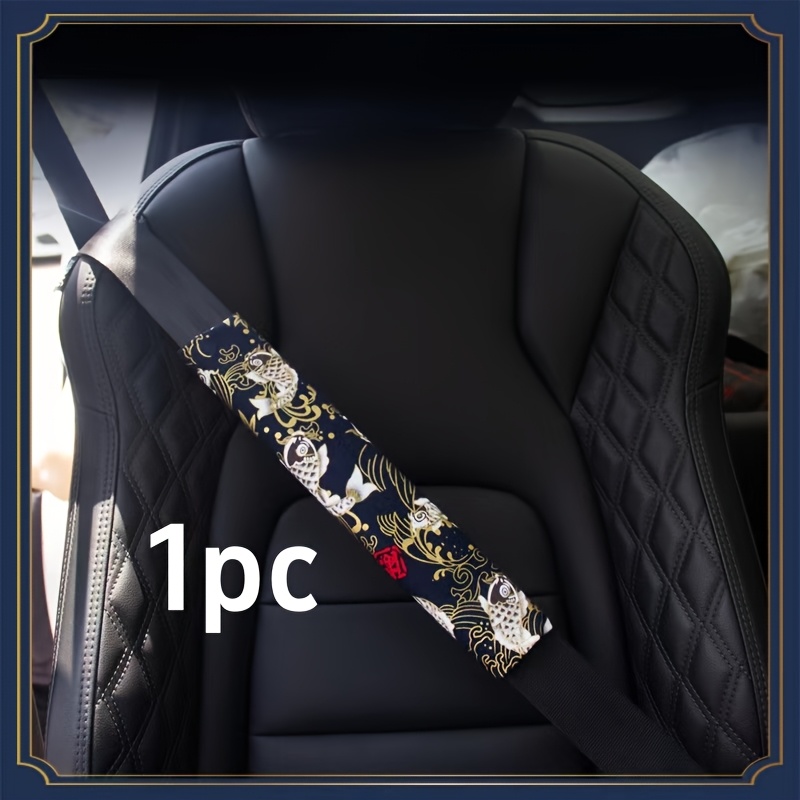 1pc Jdm Japanese And Wind Car Shoulder Cover Car Seat Belt Shoulder Cover Car Seat Belt Shoulder Cover Suitable For Backpack Shoulder Cover