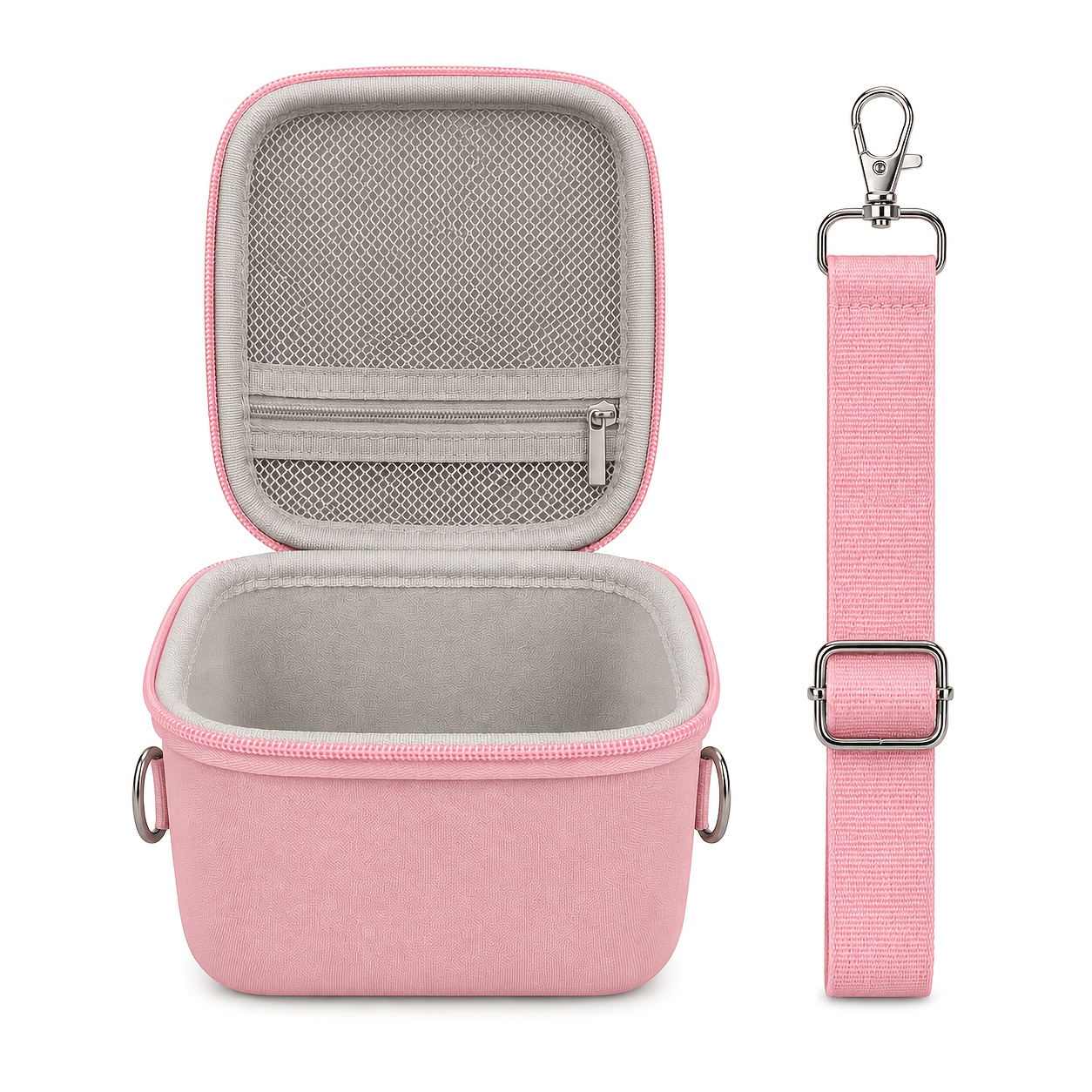 TEMU Hard Eva Instax Mini Camera Storage Case, Compatible With Fujifilm Mini 12 11 + Instant Camera And Film, Shockproof Portable Travel Carrying Bag