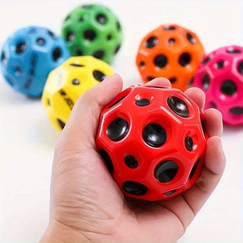 2pcs Space Bouncy Balls High Bounce Stress Ball Suitable For Indoor Outdoor Game Play