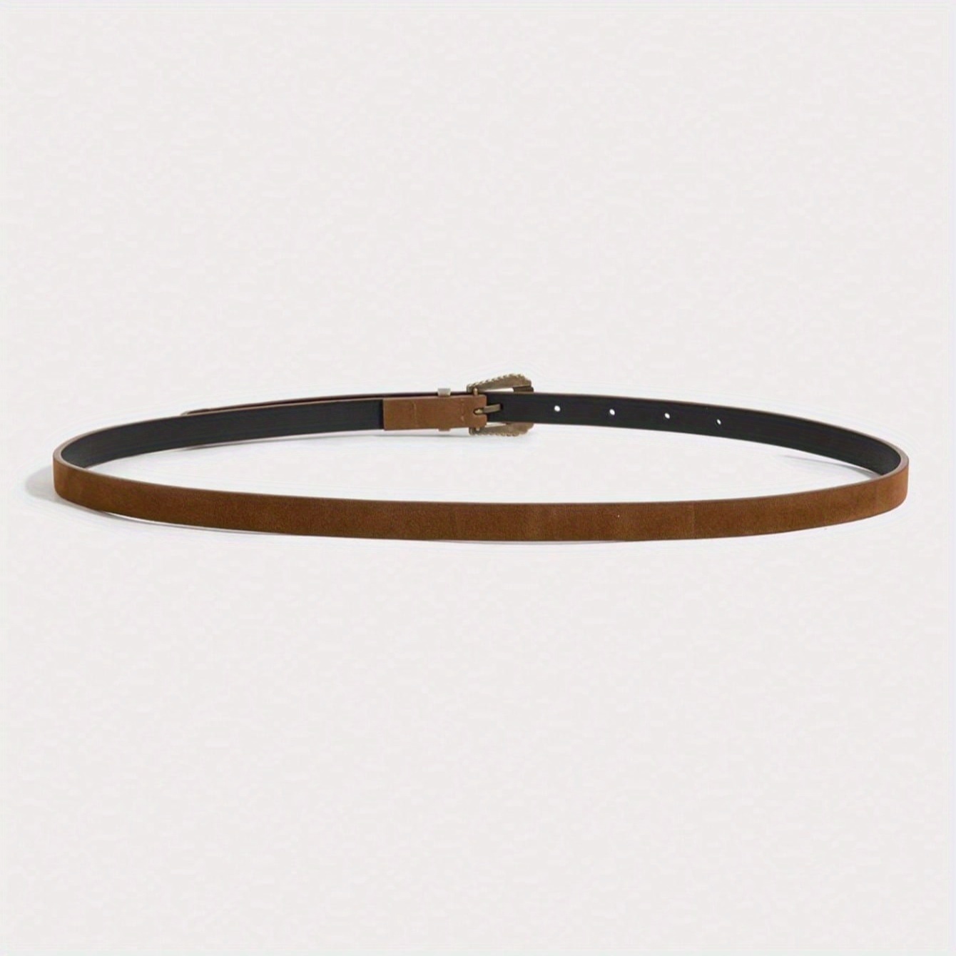 Boho Vintage Western Drop Silver Buckle Women's Belt