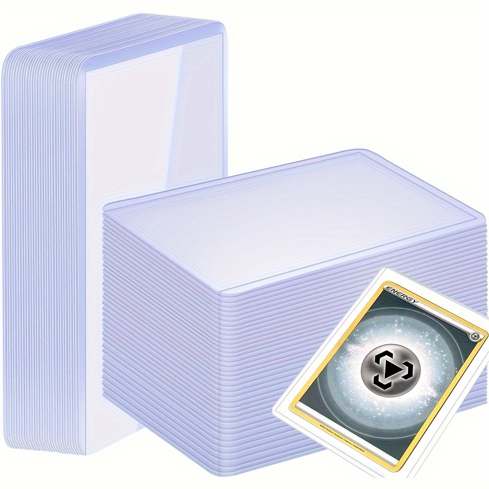 

Premium Tpu Card Sleeves Set - 3"x4" Hard Plastic Holders For Baseball, Game & Trading Cards - Perfect Gift For Collectors