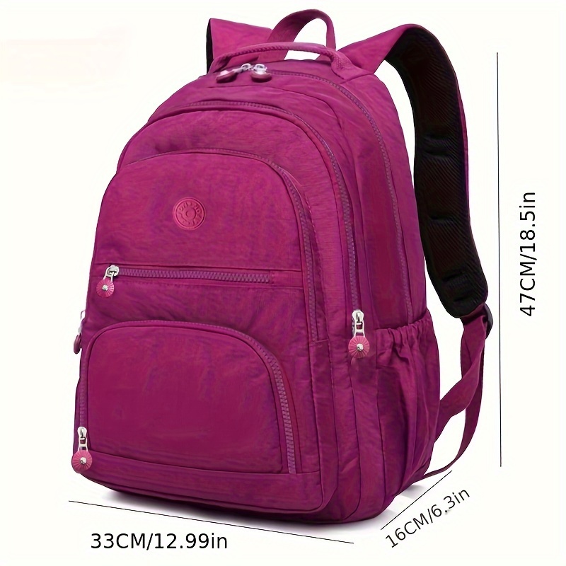 1pc large shoulder backpack fashion sports outdoor shoulder bag men and women travel pack large capacity mountaineering backpack computer bag multi layer zipper bag travel portable multifunctional casual backpack advanced wear resistant luggage details 6