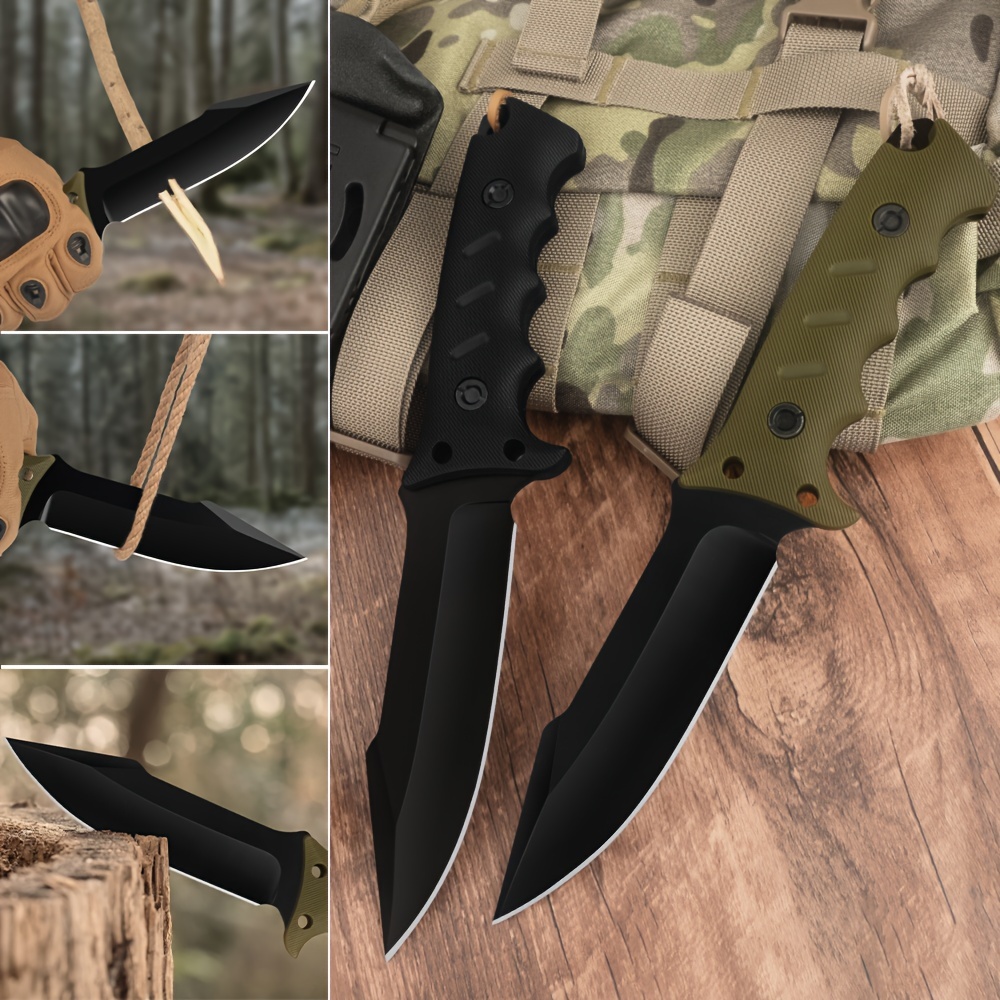 

1- Tactical Knife - -tested Survival Tool - Sharp Straight For And Preparedness