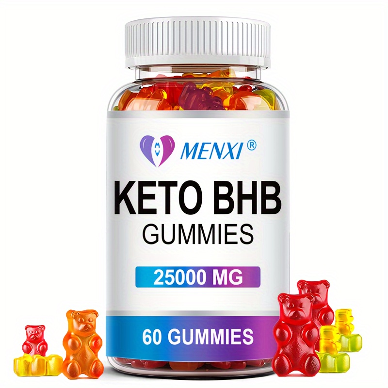 Delicious Fruit Gummy Snacks In The Shape Of Teddy Bears, Delicious Q-candy, 60 Gummies