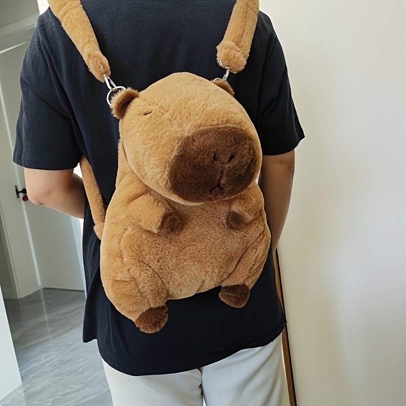 Capybara Plush Backpack