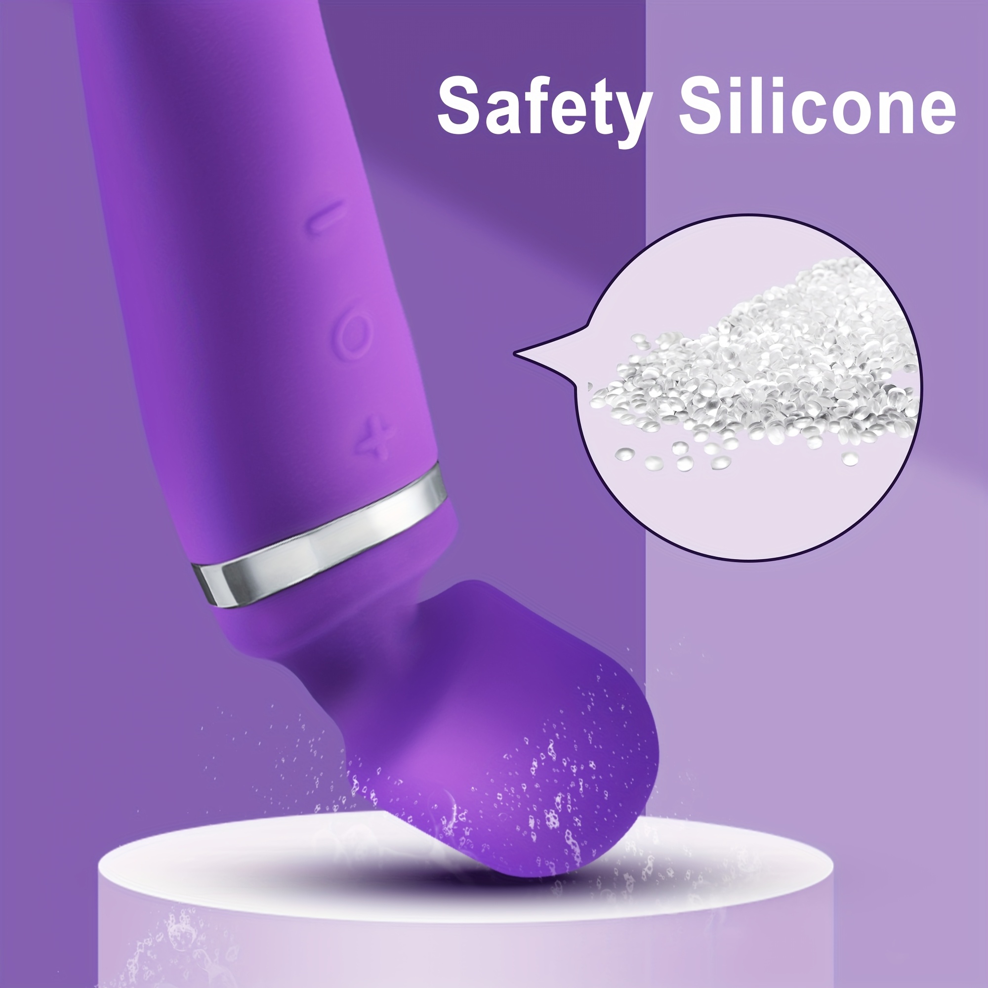 2-in-1   - dual-  wand  , 10   g-punkt massager, wiederaufladbare lithium-batterie, klitorisstimulator sexspielzeug für frauen,   erwachsenenspielzeug Produktdetails 6