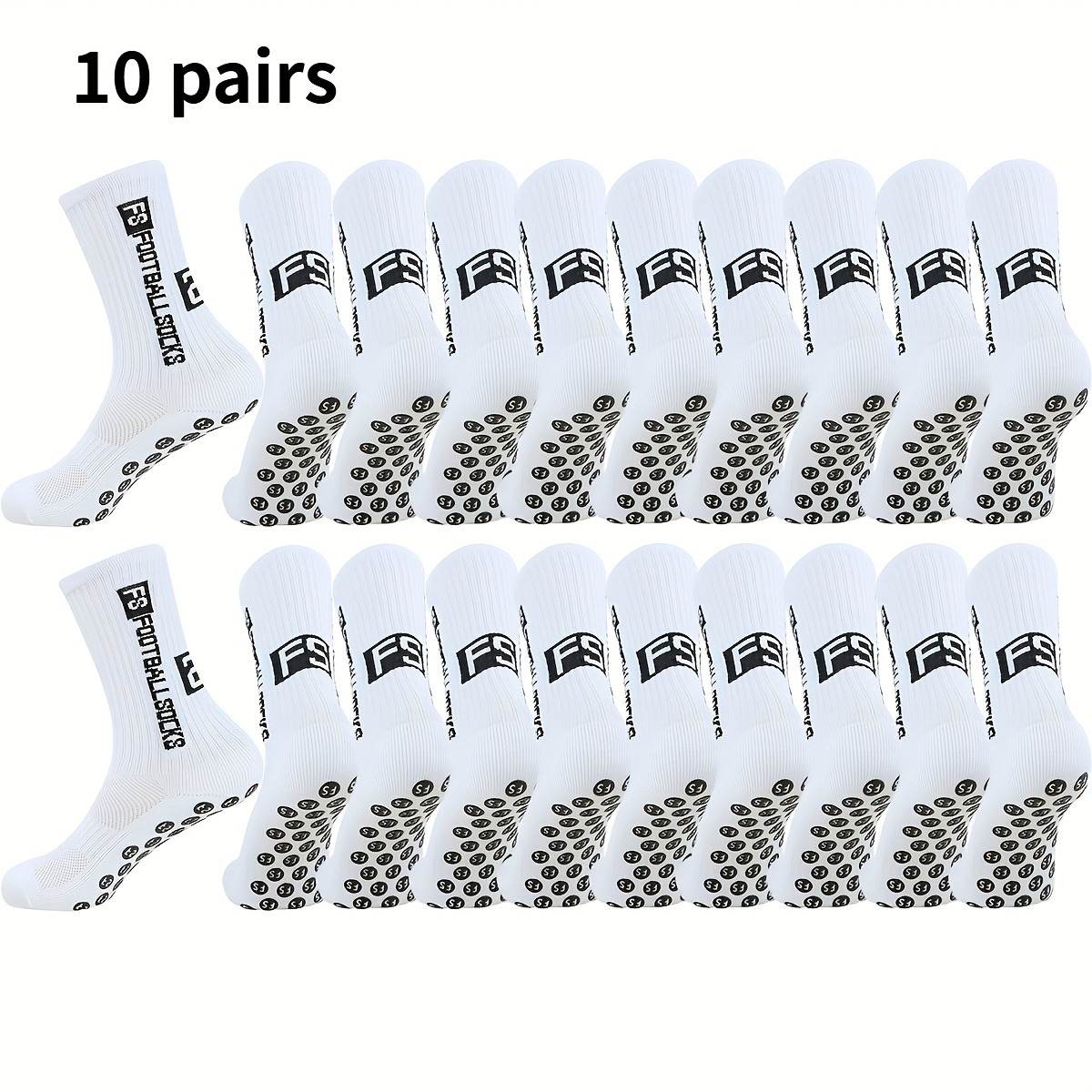 TEMU 5/ 10pair Of Girls Boys Sports Football Socks Non-slip Sports Basketball Cycling Running Socks