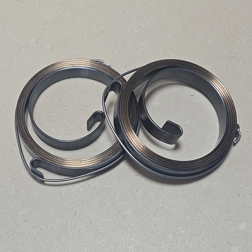 TEMU 2 pezzi - Molla di avviamento per motosega 52/58, Molla a spirale per motosega a benzina