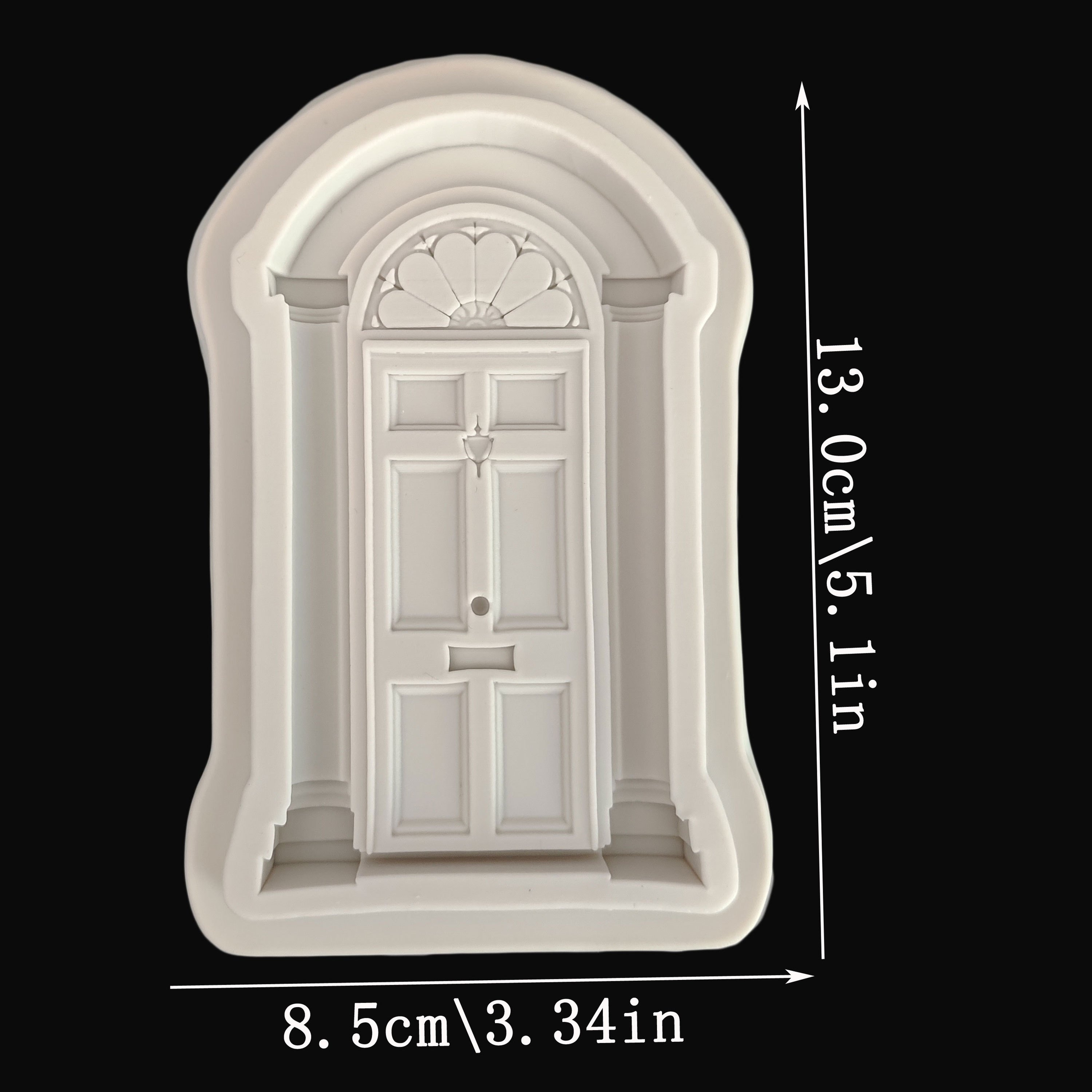 Christmas Retro Classic Door Silicone Mold Fondant Cake Decorating Candy Mold Kitchen Utensils Baking Tools Cupcake Topper Wedding Birthday Party Decorating Mold Reusable