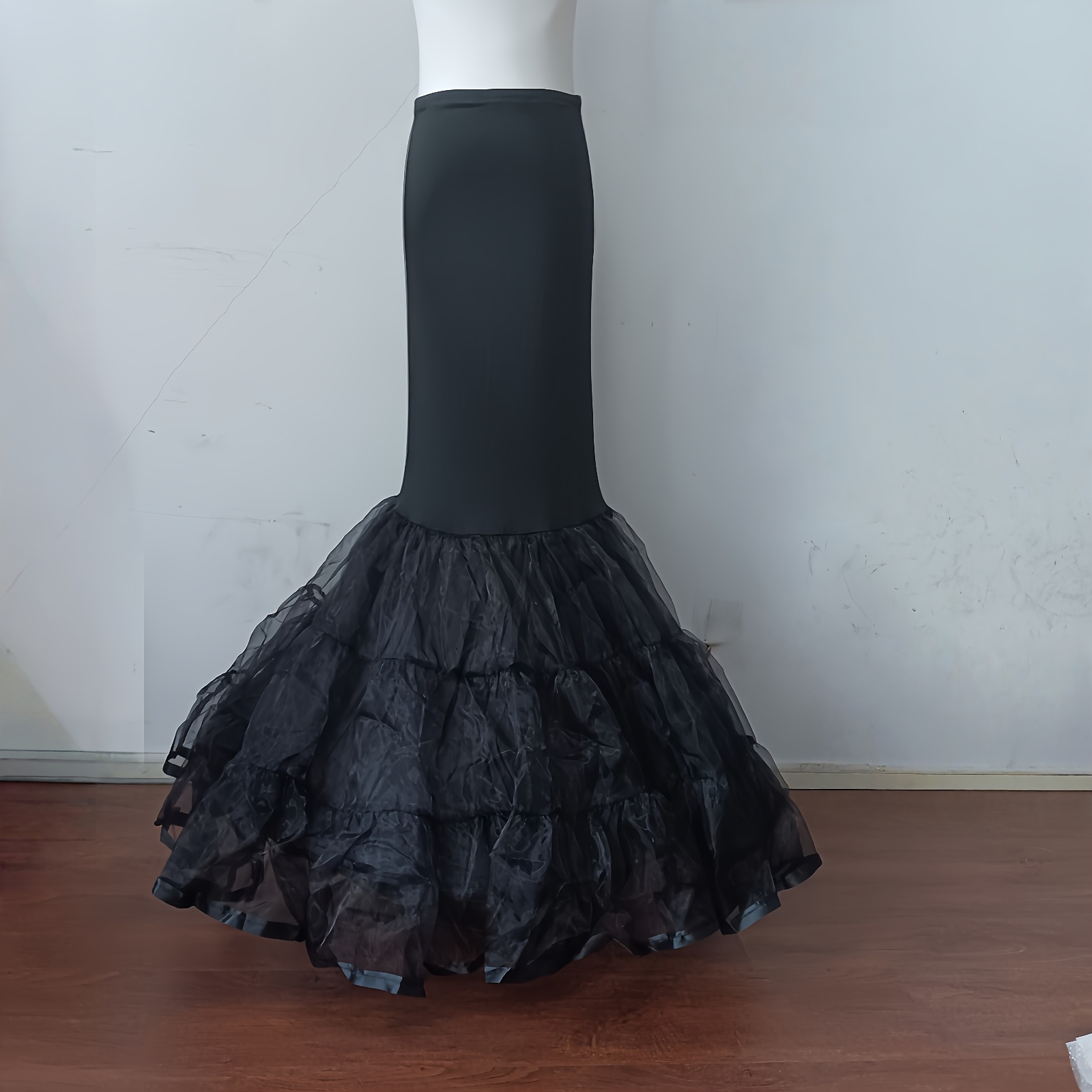 fitted lace wedding dress Mermaid Spandex Waist Petticoat PC 102 SP – Crystal Couture Bridal main image 1