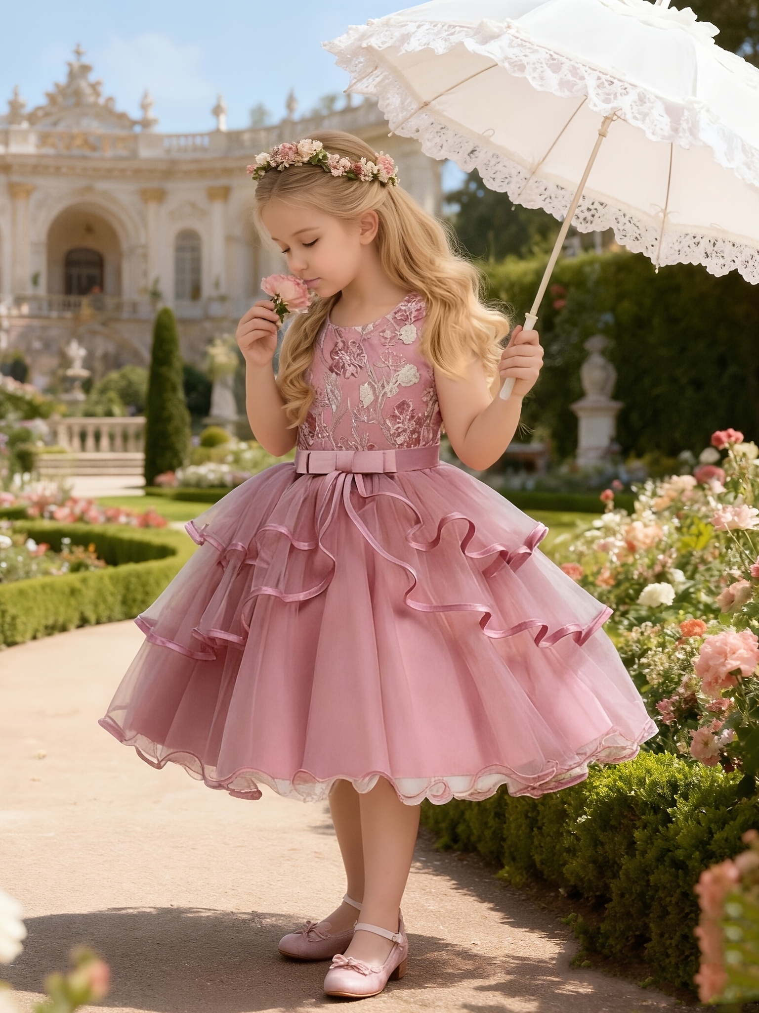 strapless open back dress Birthday Princess