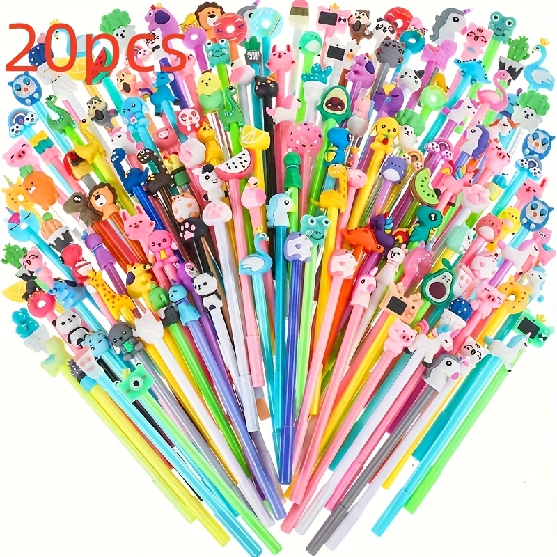 Set Da 5 Penne Cancellabili LACHT Con Animali – Punta 0,7 Mm, Inchiostro Cancellabile, Per Scuola E Ufficio
