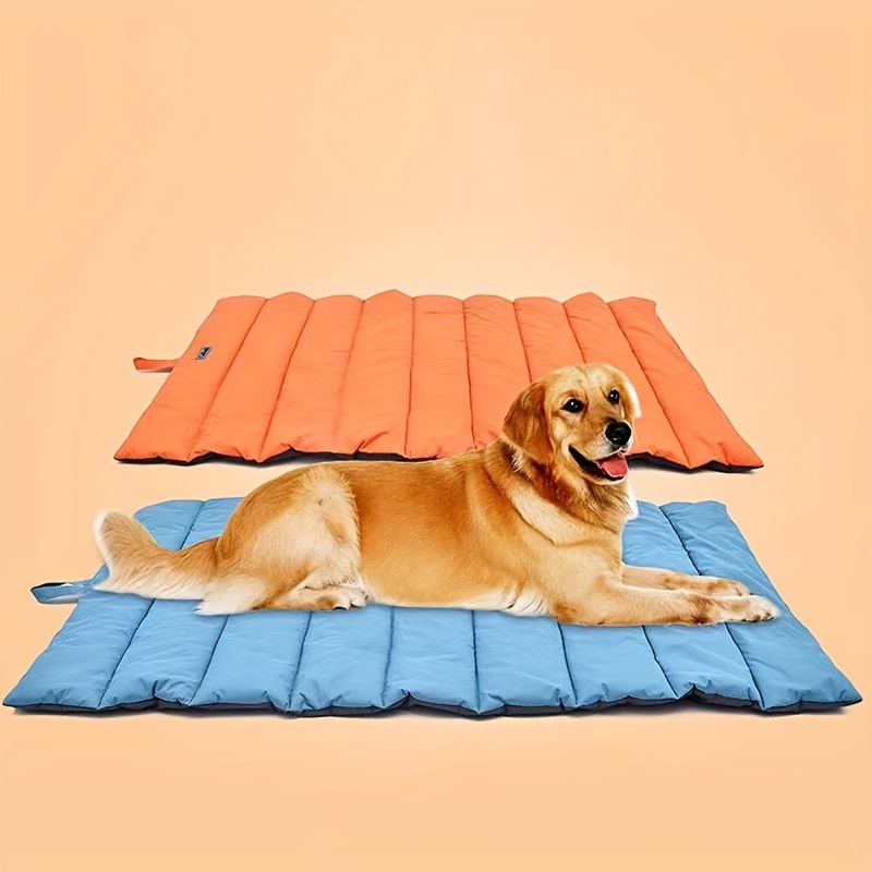Hundebett Matte Frhling Sommer Hundematte fr mittelgroe bis groe Hunde,  feuchtigkeitsbestndig hochwertige beidseitige Hundematte, Golden Retriever  kauresistent fr den ganzjhrigen Einsatz