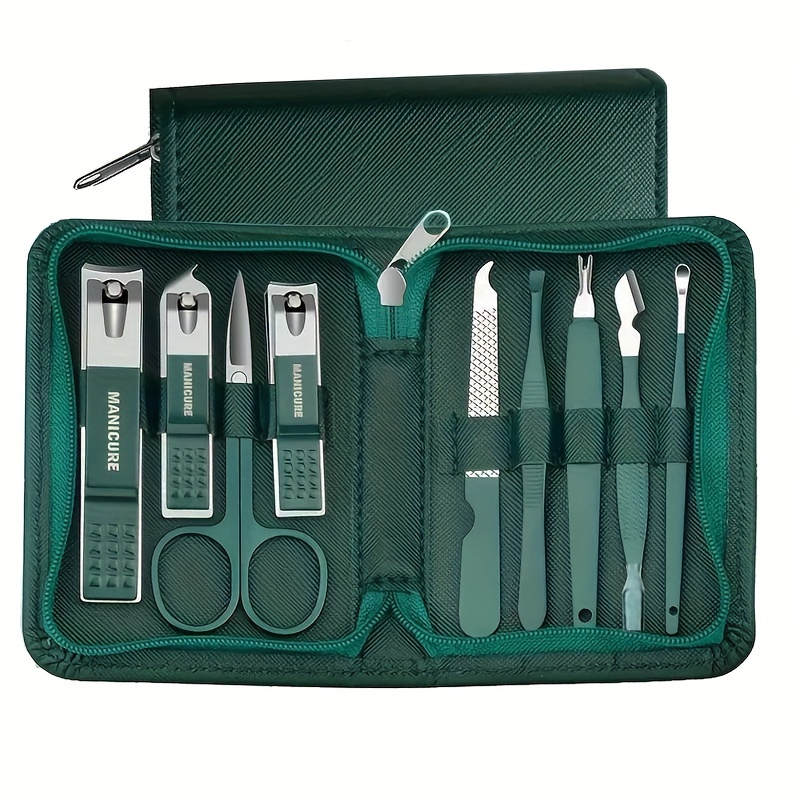 

Stainless Steel 6/9-piece Set, Portable Manicure And Pedicure Exfoliating And Trimming Set