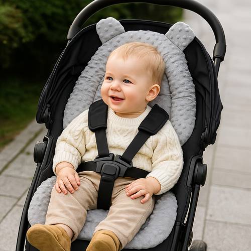 1pc plush stroller mat for most strollers soft breathable polyester a with plush for baby stroller accessories baby stroller seat cover cozy stroller accessory