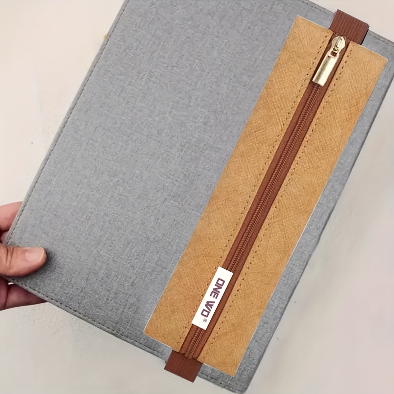 Image of Back-to- Customer New Paper Fashionable, Lightweight, And Durable Pen Sleeve, Fountain Pen Protective Case With Elastic Band, School Supplies, Office Supplies
