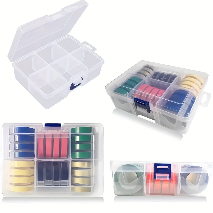 Sturdy Transparent Clear Battery Organizer Box - Holds 24 AA or 24 AAA, Durable, Portable, and Space-Saving Storage Solution for Home, Garage, and Factory Supplies No Power Required