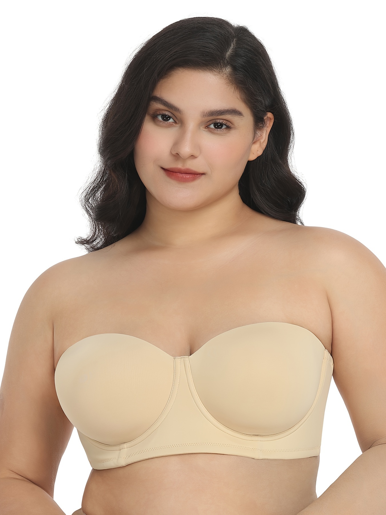 Strapless Bras Women Push Underwire Bra Big Busted - Temu