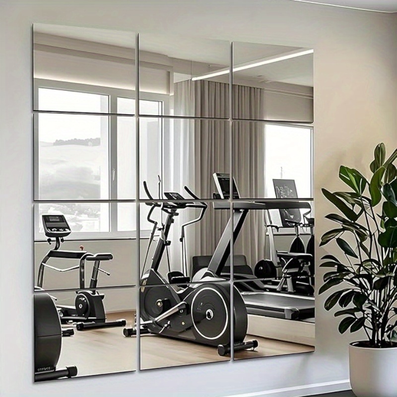 6pcs Square Acrylic Mirror Set