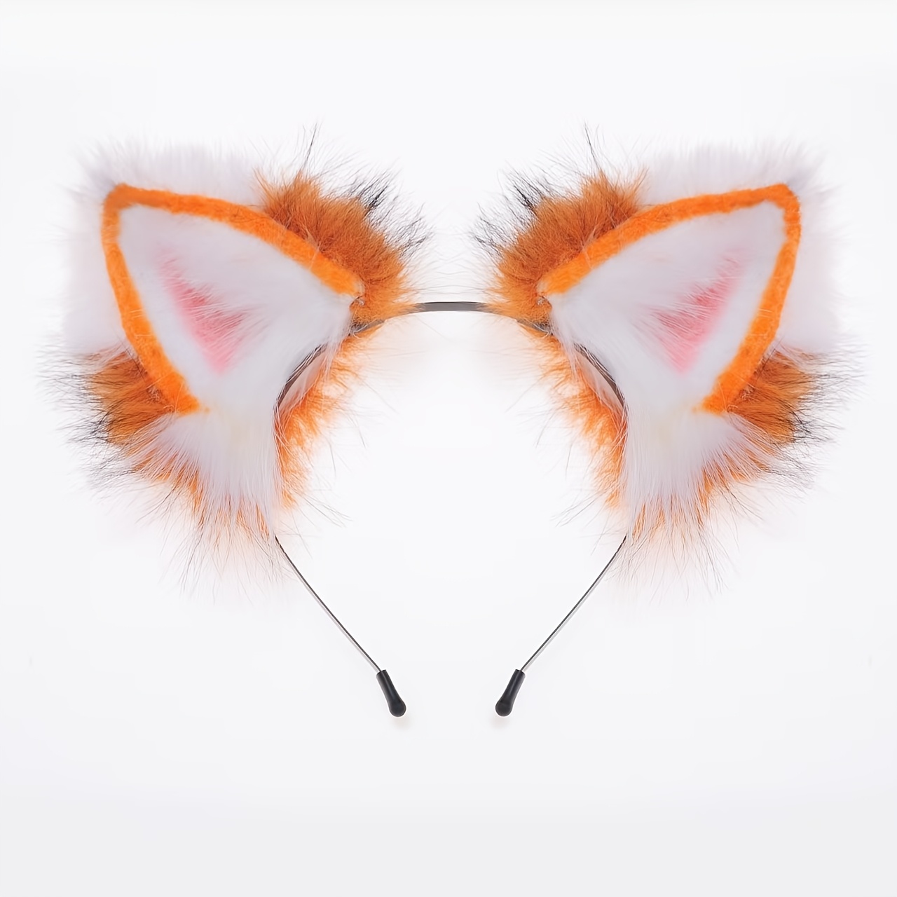 TEMU Handmade Fox, Wolf, And Cat Ear Headbands Halloween And Christmas Party Costume Additions Anime Cosplay Headwear