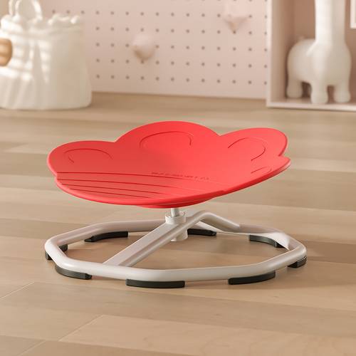 sensory spinning chair red durable construction for autism adhd enhances coordination focus