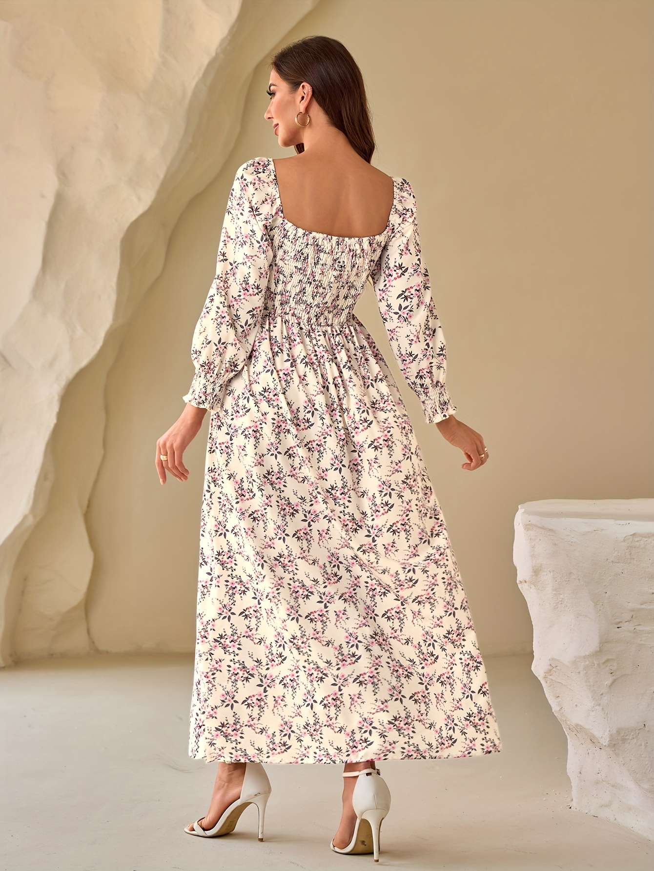 extra long maxi dresses for tall women Tiered Cotton Maxi Dress for Tall Women