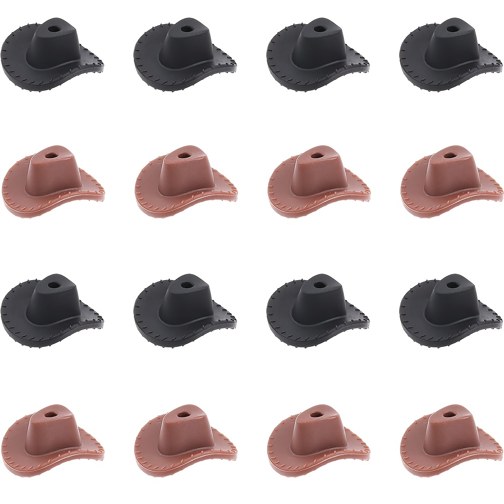 TEMU 10/20pcs Western Denim Silicone Beads, Cute Cowboy Hat Silicone Spacer Beads In Bulk Beads Are Used For Bead Pens, Bead Chains, Necklaces, Bracelets, Key Chain Jewelry Making Handmade Crafts