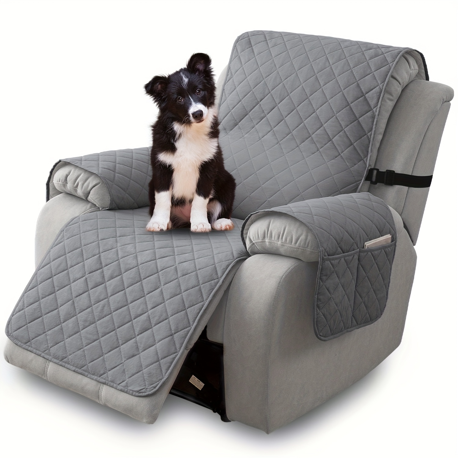 1pc Recliner Cover, Recliner Non-slip Recliner Cover With Pocket, Washable Recliner/ Furniture Protectors