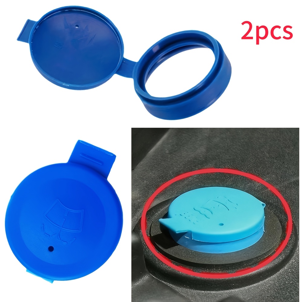 TEMU 2pcs Set Of Windshield Washer Fluid Reservoir Cap For Fiat 500, Punto, , And For Alfa , 500 Oem: 71740943