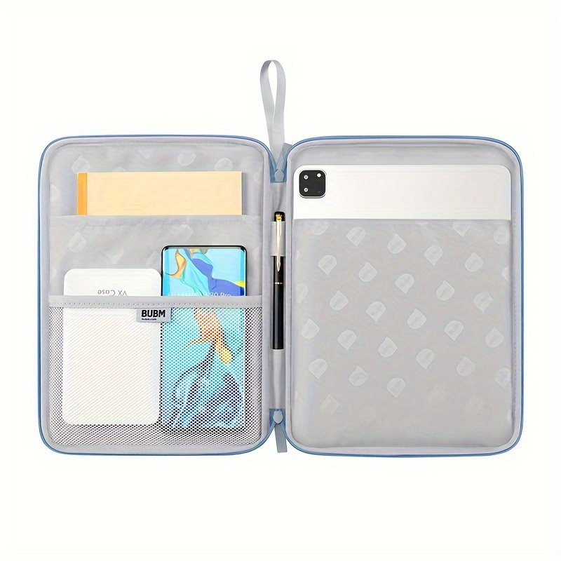 

1pc Plain Color Simple And Portable Pu Tablet Bag, Suitable For Ipad 10.9/12.9 Inch Bag