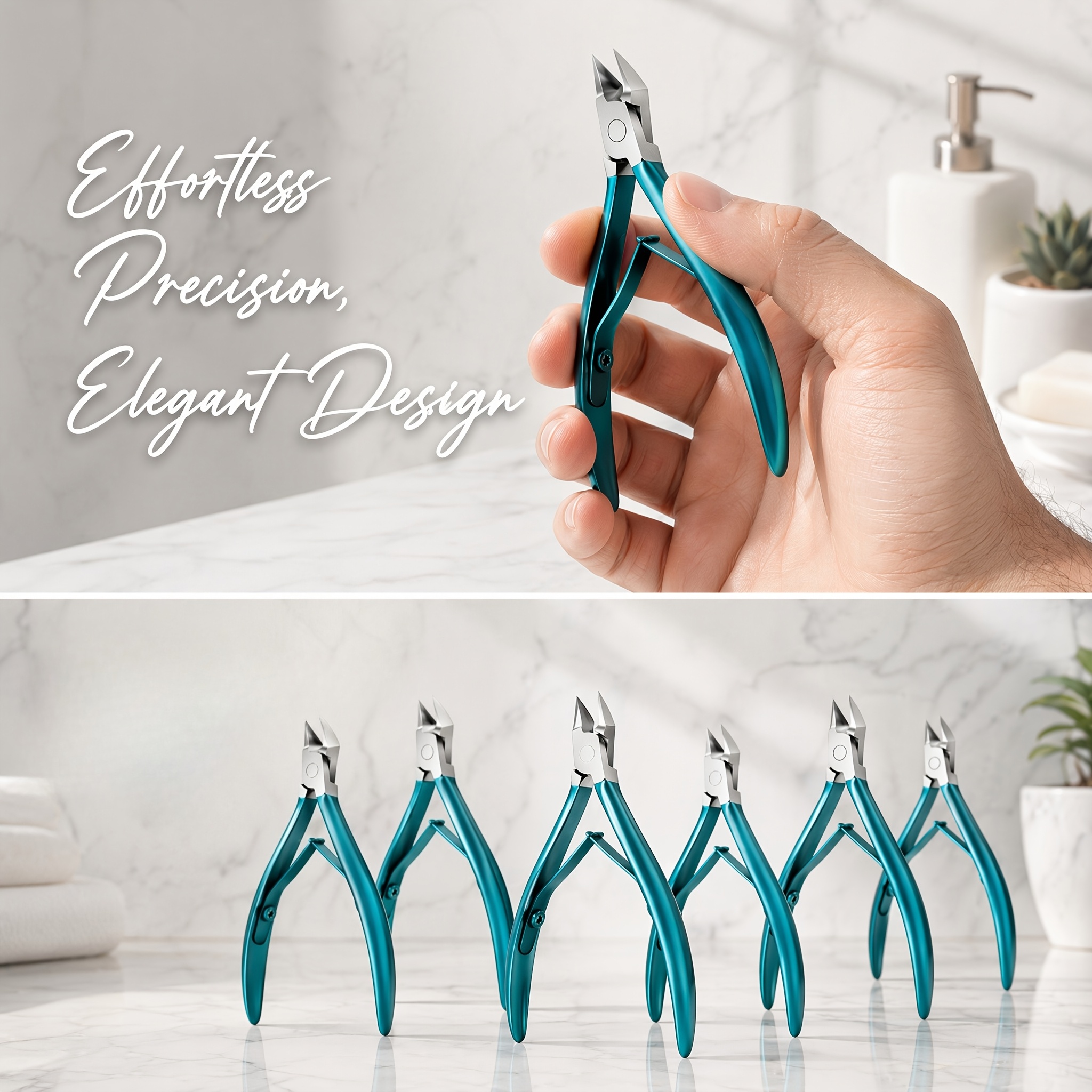 1/2pcs Stainless Steel Nail Clippers - Precision Nail Beauty Tool, Thick Ergonomic Grip Toenail Clipper, Professional Foot Care Tool For Men And Women