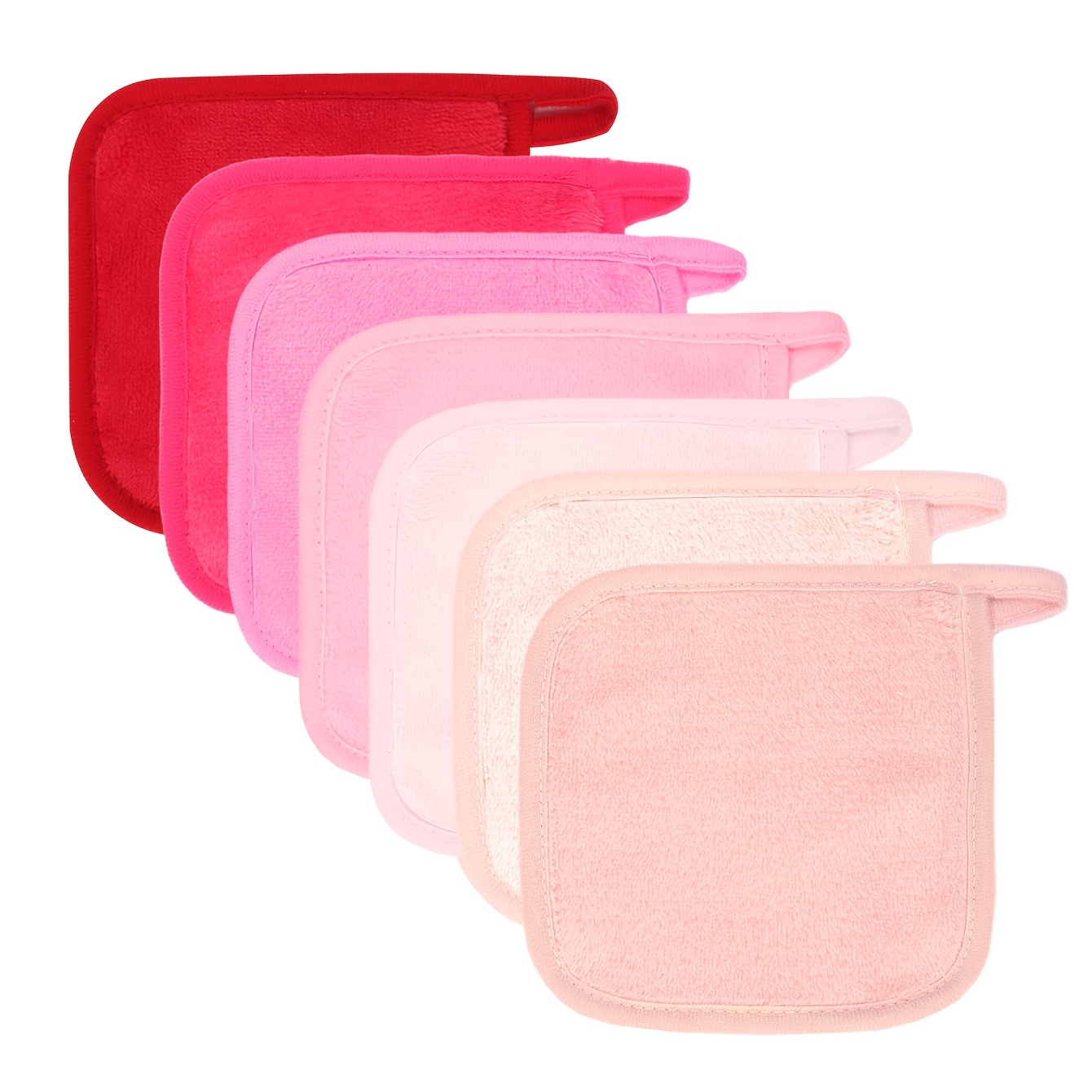 Image of 1414 Facial Towels (7pcs), Machine Washable & Reusable Cleaning Tools, Suitable For Face Washing, Cleansing, And Makeup Removal For Types