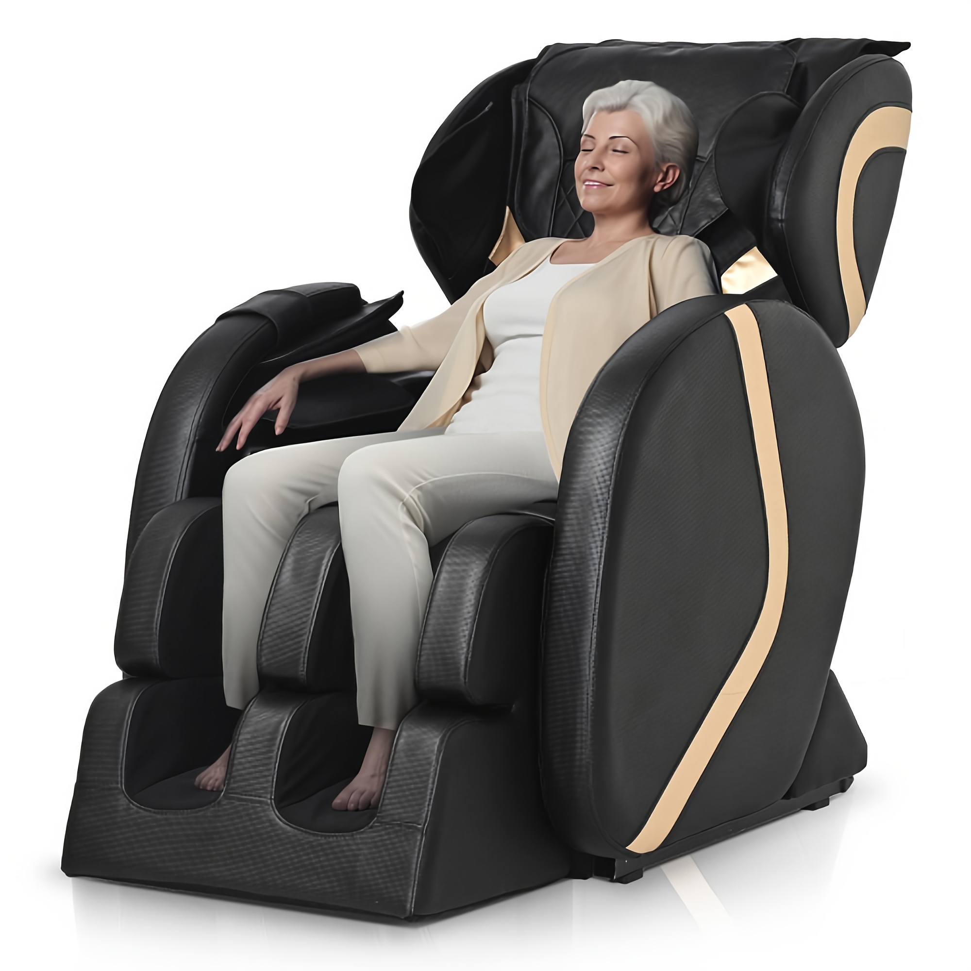 massage chair recliner with zero gravity with full body air pressure recommended height and weight it is recommended for people weighing less than 180 pounds and no taller than 5 7 feet to use details 1