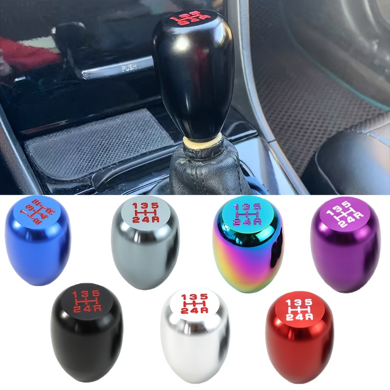 

Universal Fit Aluminum Gear Shift Knob, Customizable Car Manual Transmission Gear Stick Topper, Automotive Gear Shift Head, In Multiple Colors