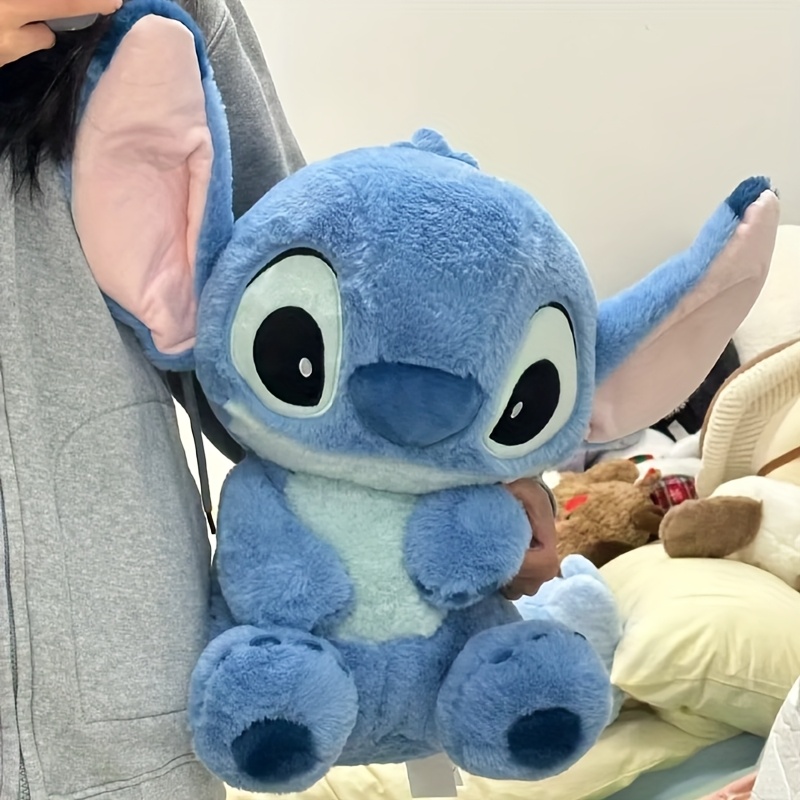 Disney Stitch Plush Toy - Soft Blue Body with Light Blue Big Ears Pillow - Perfect for Bedroom, Car, and Sofa Decor - Ideal Gift for Christmas, Valentine'S Day, and Birthdays