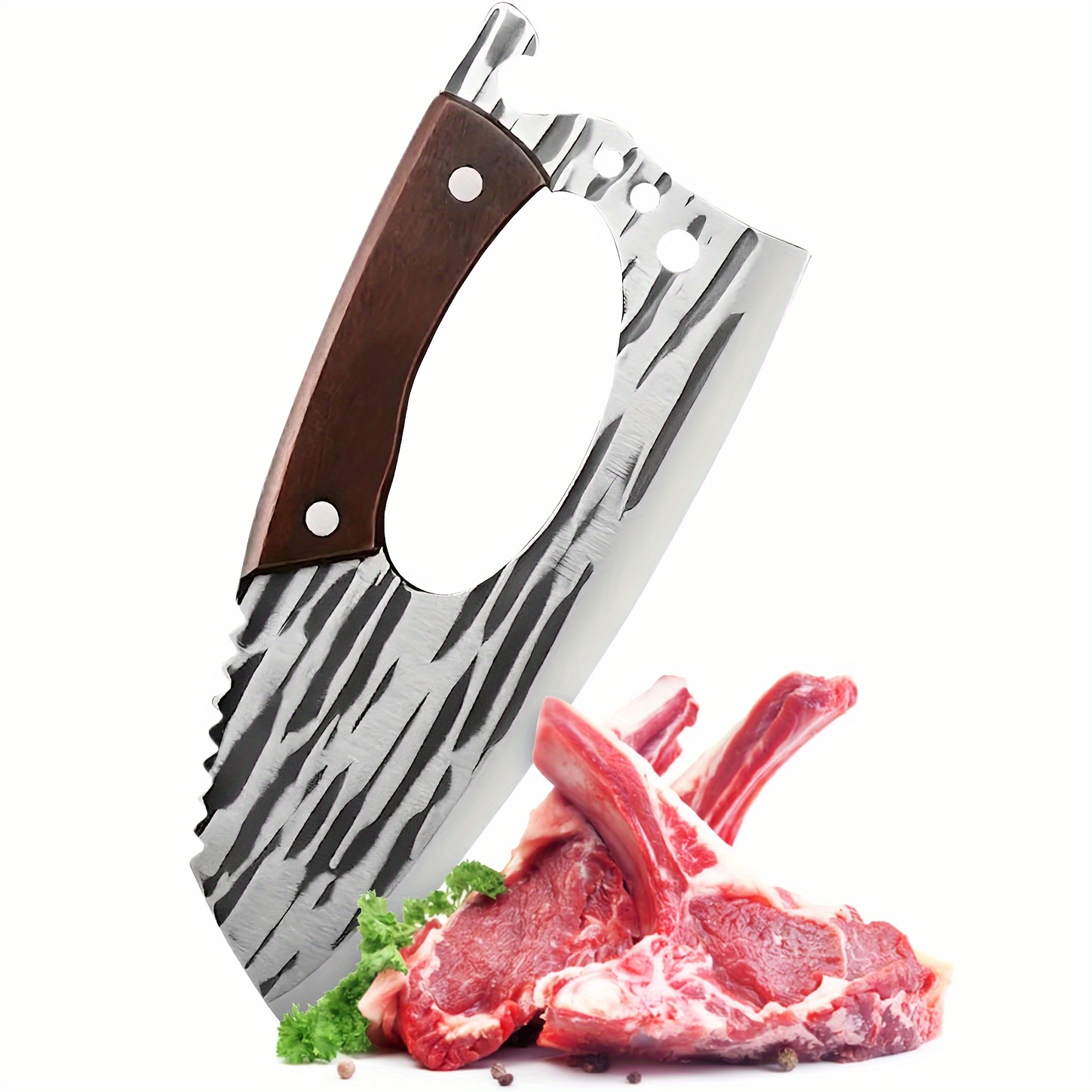 

Multifunctional Wooden Steel Meat - Saving, Meat & Cutting - Knife For Chopping, , & Dicing