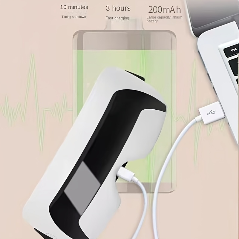 A Lightweight And Portable Eye Massager That Can Be Recharged Via USB, Ideal for Use on The Go.