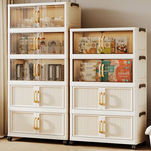 item picture 3 4 5 6 layer foldable large capacity storage cabinet household storage and organization cabinet easy to move rolling stackable storage drawer design multifunctional storage cabinet closet storage and storage system home decoration