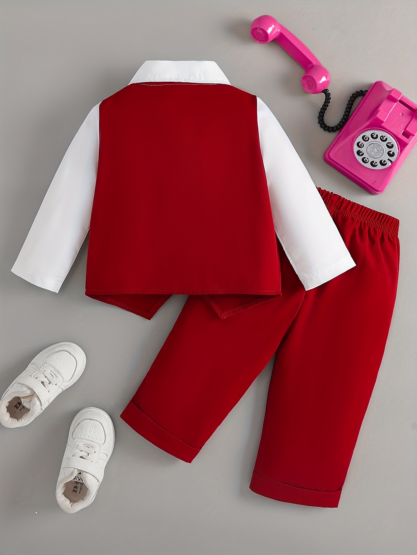   outfit for boys aged 0 3 years 2pcs set with long sleeves and half   suitable for birthday parties   back to   and     a great gift for outdoor Product details 5