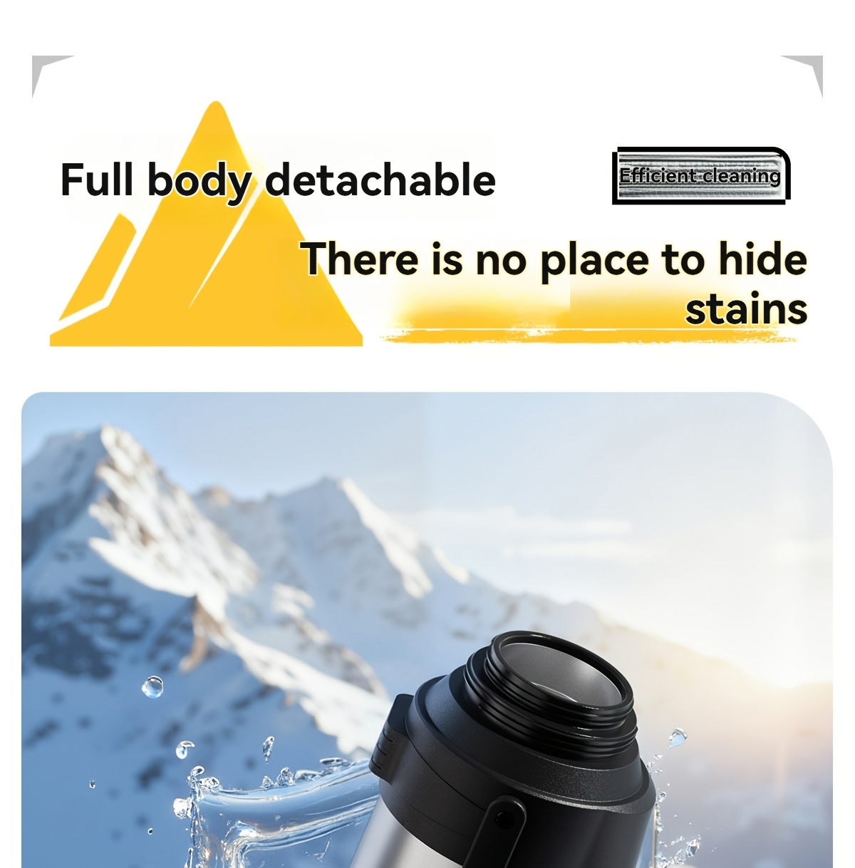 1 stainless steel large capacity in multiple sizes with a handle and cup lid featuring a tea storage compartment and maintaining temperature for suitable for outdoor use and camping Product details 28
