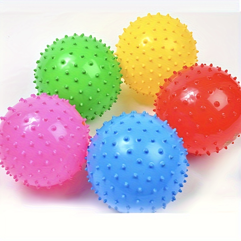 

Sensory Balls 1-3 With Pump Inflatable Knobby Bouncy Massage Balls For Babies Sports Playground Soft Tactile Indoor Outdoor Toss Roll Entertained Balls(sensory Ball)