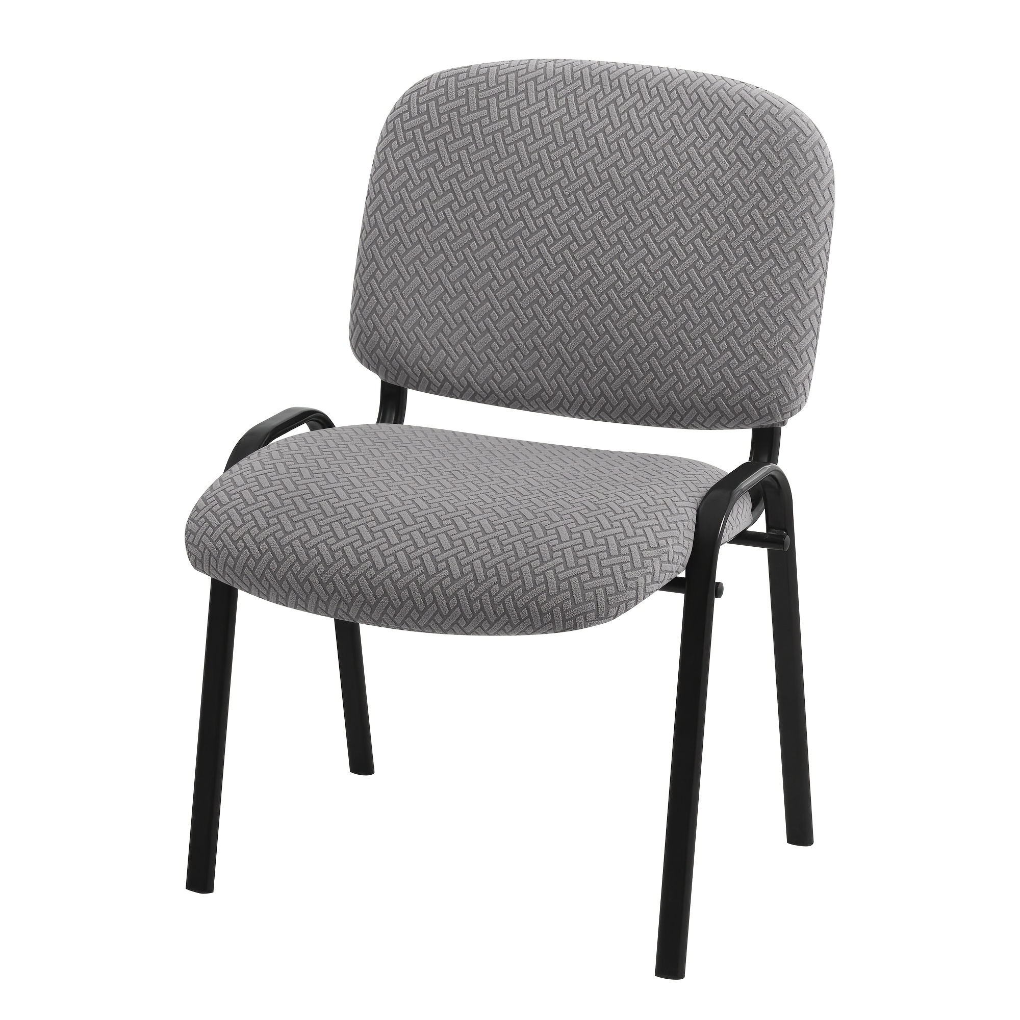 TEMU 2 housses de chaise en jacquard de T avec grande branche, ensemble de 2 housses de chaise de bureau à branche, housses de protection pour chaise