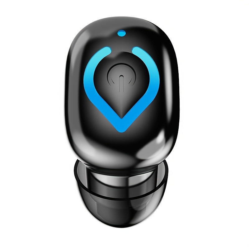 Image of 1pc Mini Wireless Headset Long Standby With Microphone 15h Playtime Earbud In-ear For Running Gym Exercising Work Sports For Ios/