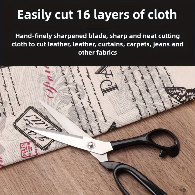 TEMU A High-quality German Scissors, Perfect For Cutting Fabric,, And Sewing. Made Of Stainless Steel With An Overall Length Of 8 Inches, Ideal For